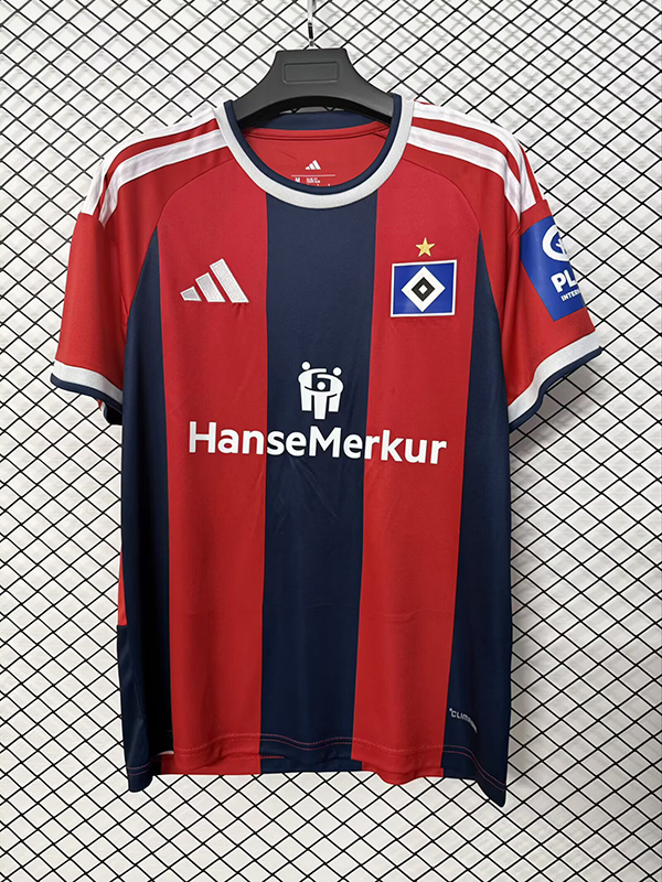 AAA Quality Hamburger SV 26/27 Third Red/Navy Blue Jersey